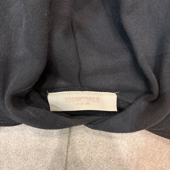 Essentials black hoodie - Picture 3 of 5